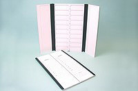 20-Place Cardboard Slide Tray Folder