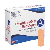 Dynarex Adhesive Flexible Strips 1 x 3 100/box