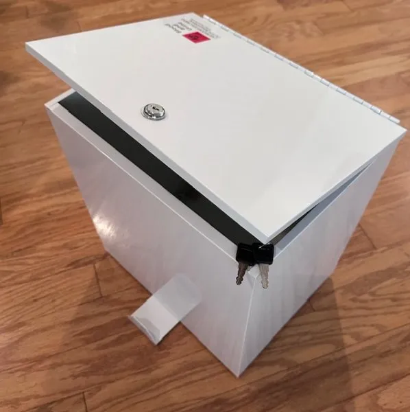 platform Specimen Lock Box XLarge Metal Pulmolab