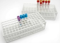 Test Tube Rack Plastic White 16mm