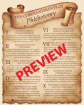 Ten Commandments of Phlebotomy