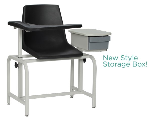 2570 Winco Blood Drawing Chair with Storage Cabinet