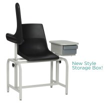 2570 Winco Blood Drawing Chair with Storage Cabinet