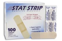 Stat Strip Sheer Bandages 100/bx