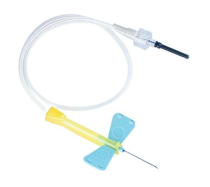 Kawasumi Winged Blood Collection Set with Luer Adapter 23G (Lt. Blue)