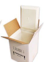 Insulated Shipping Box 8 x 6 x 6″ each