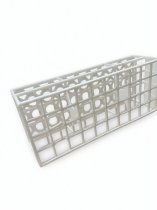 Test Tube Rack Plastic White 16mm